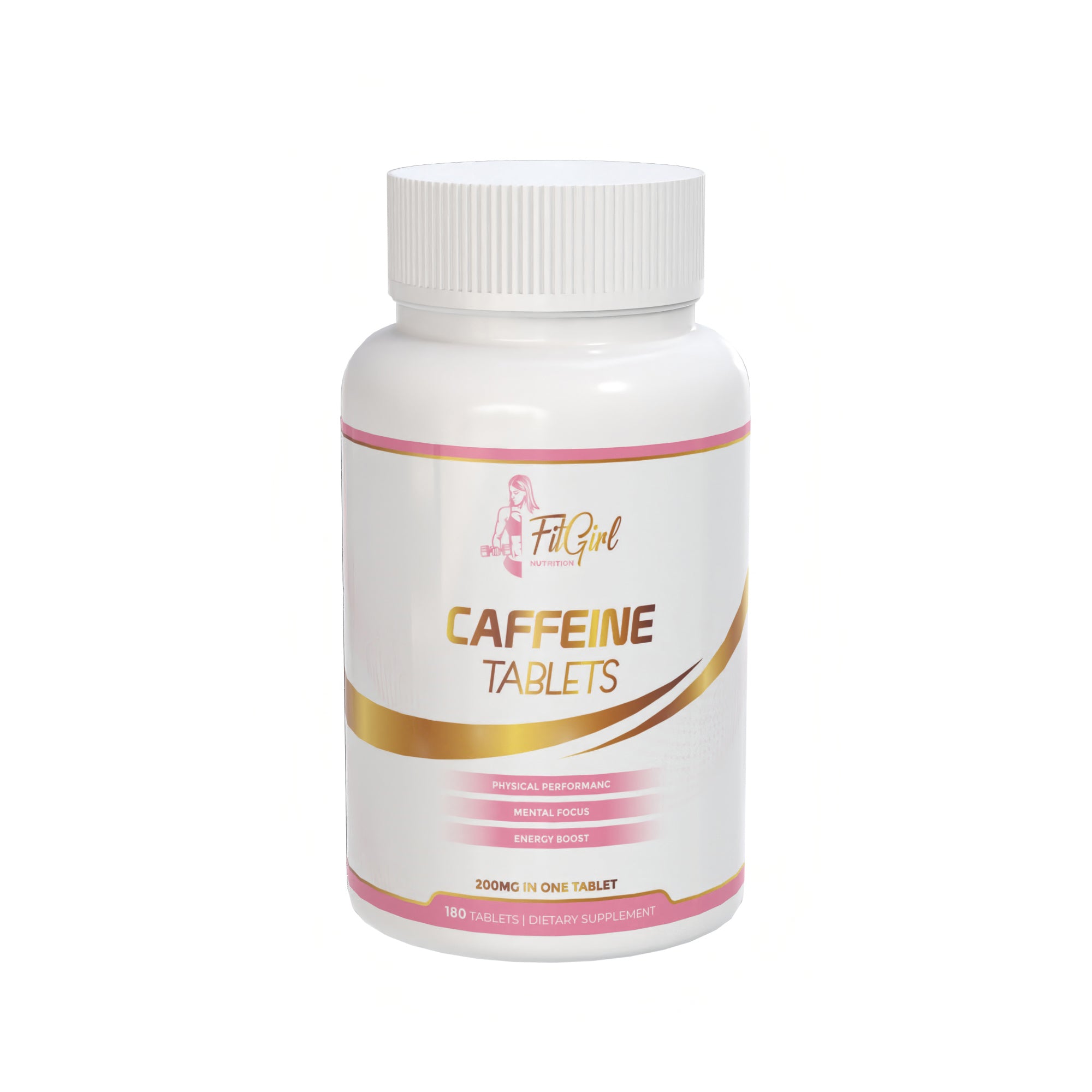 FitGirl Nutrition Caffeine | 200mg | 180 Servings | Energy | Fat Burning | FirGirl-Nutrition.com