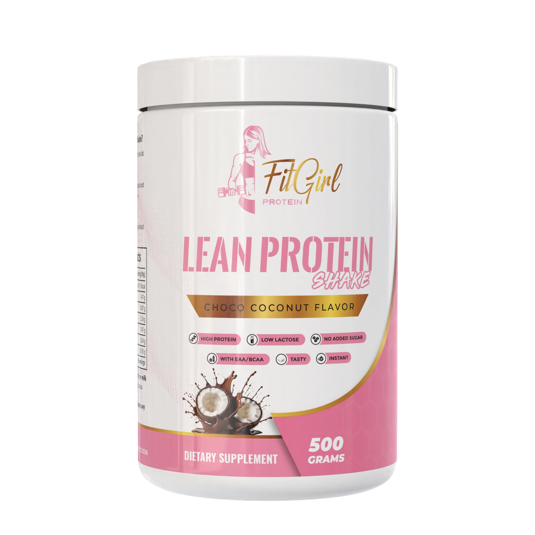 FitGirl Nutrition | Lean Protein Shake | 500gr 16 servings | FitGirl-Nutrition.com