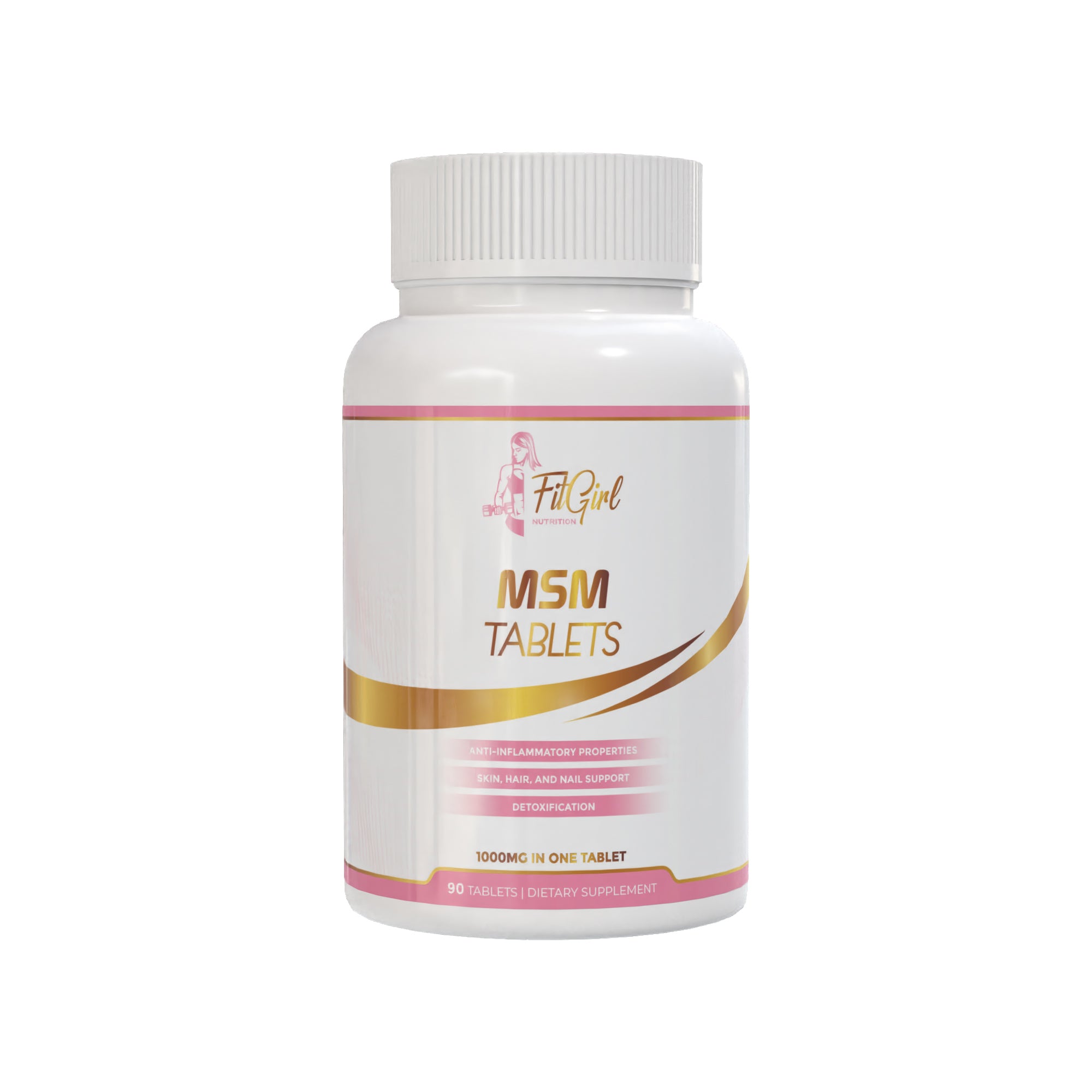 FitGirl Nutrition | MSM 1000mg | 90 Tablets – 90 Servings | Methylsulfonylmethane | Supplement | By FitGirl-Nutrtion.com