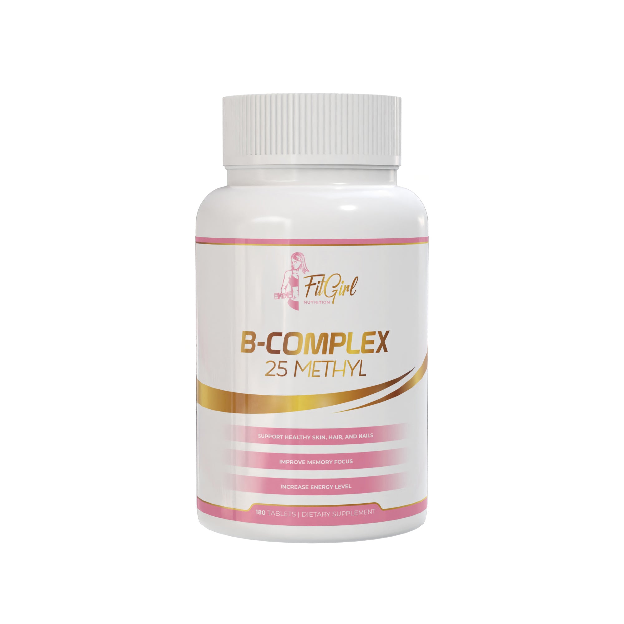 FitGirl Nutrition | Vitamin B-Complex 25 Methyl | 180 Tablets – 180 Servings | Health | Vitamins | FitGirl-Nutrition.com